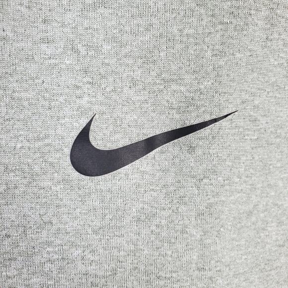 Nike Boy's Performance Dri-fit Gray Crew Neck Tee Size Large - Picture 4 of 7